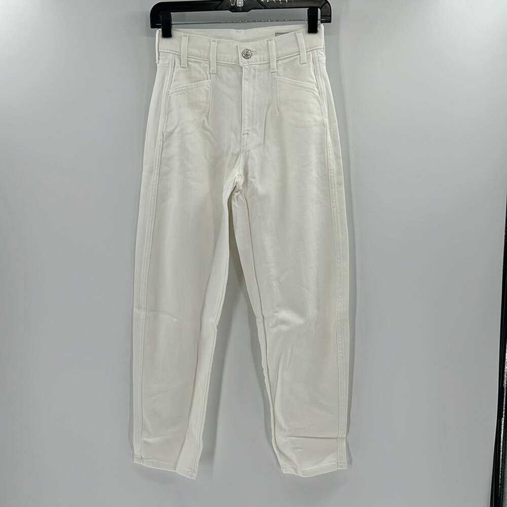 AYR Women's The Beat Barrel Leg Jeans - Tofu - 23 - New with tags
